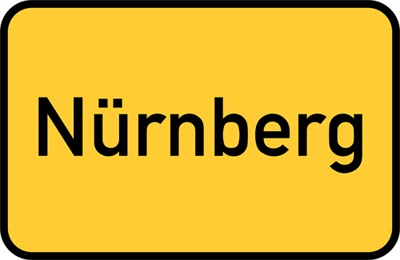 Nürnberg-Transporte-Schild